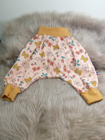 Sarouel pantalon bébé  - Papillon pêche