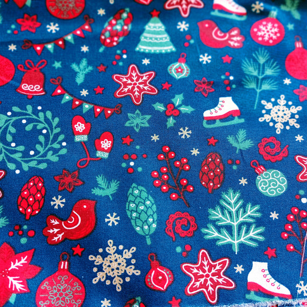 Bottes de Noël - Tissu imprimé au choix - Fourrure rouge ou blanc- Personnalisées avec du flex