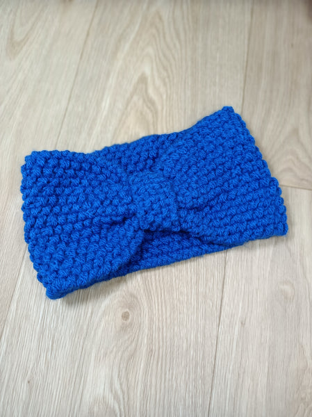 Bandeau cheveux adultes -Tricoté à la main - Point de riz