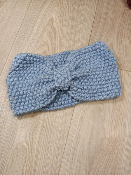 Bandeau cheveux adultes -Tricoté à la main - Point de riz