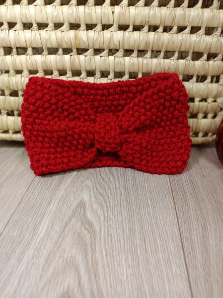 Bandeau cheveux adultes -Tricoté à la main - Point de riz