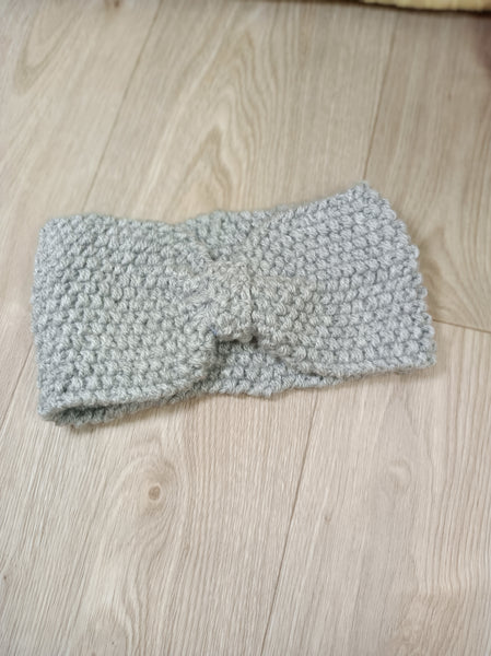 Bandeau cheveux adultes -Tricoté à la main - Point de riz