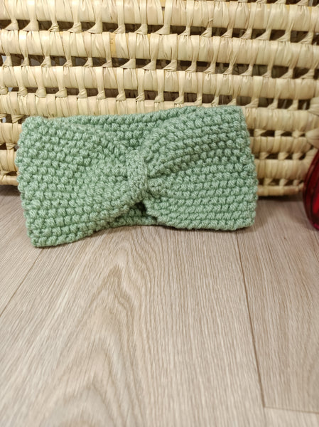 Bandeau cheveux adultes -Tricoté à la main - Point de riz