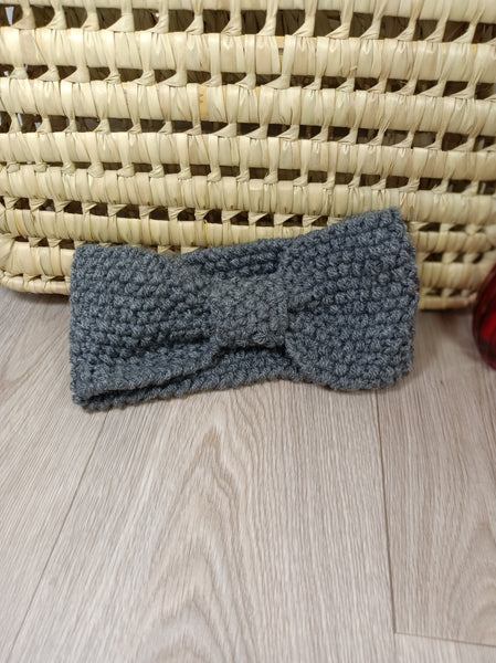 Bandeau cheveux adultes -Tricoté à la main - Point de riz