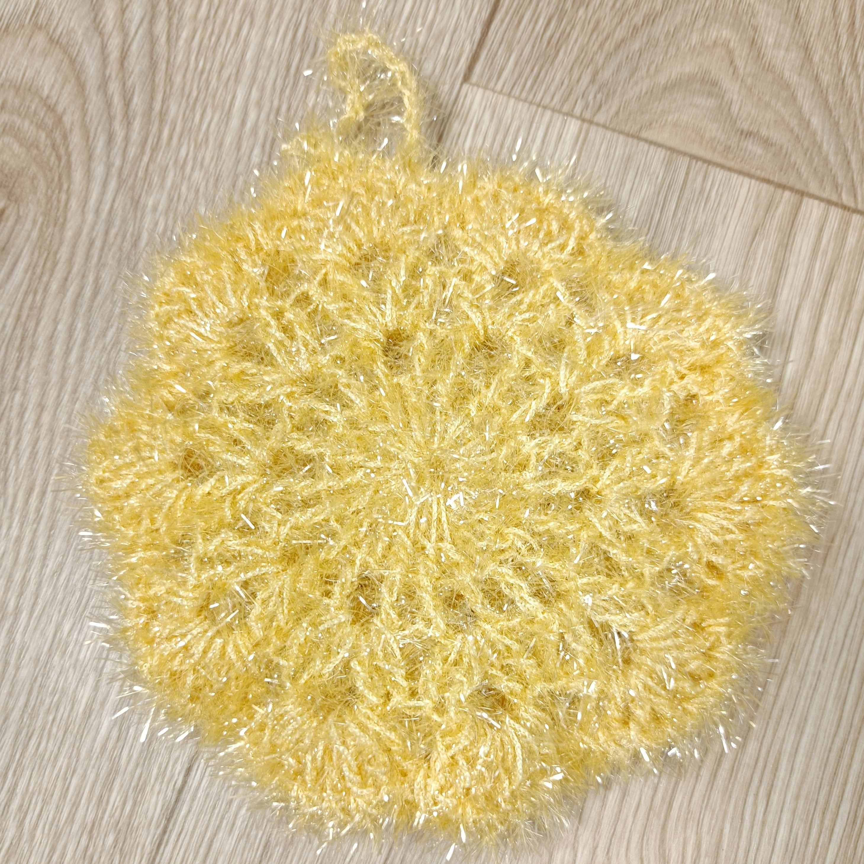 Eponge lavable tawashi - crocheté à la main avec fil spécial lavage 60°