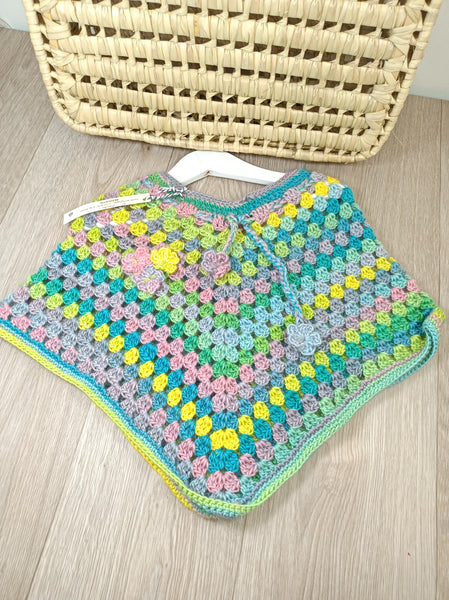 Poncho enfant - Mexique - Arc en ciel