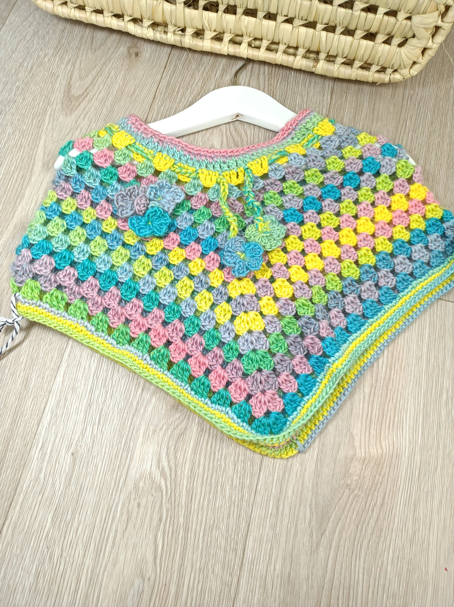 Poncho enfant - Mexique - Arc en ciel