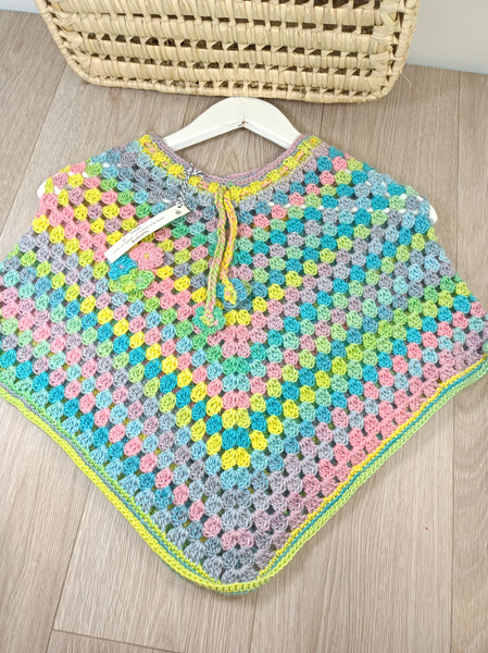 Poncho enfant - Mexique - Arc en ciel