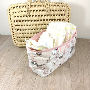 Panière à couches - Eglantine - cadeau naissance