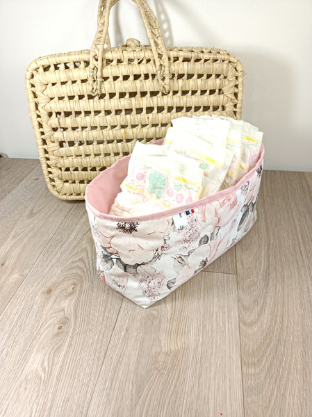 Panière à couches - Eglantine - cadeau naissance