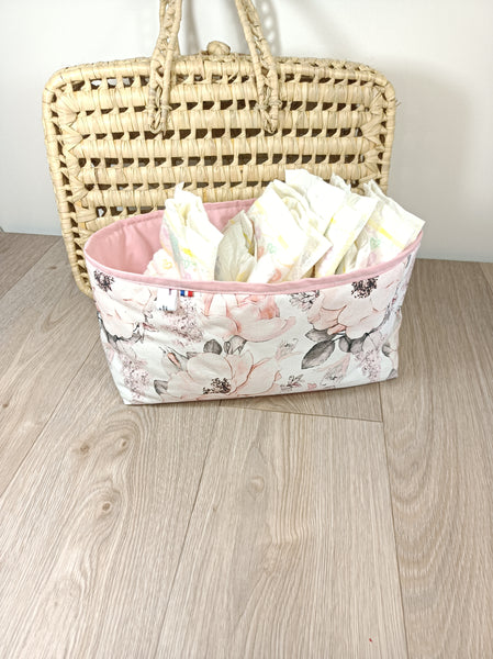Panière à couches - Eglantine - cadeau naissance