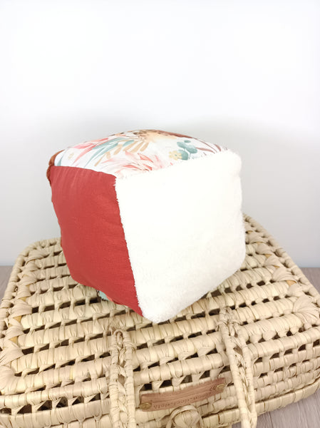 Cube d'éveil inspiration Montessori - Collection Tropicale