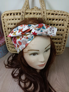 Bandeau cheveux adulte articulé - divers tissus