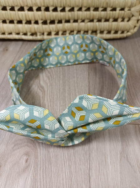 Bandeau cheveux adulte articulé - divers tissus