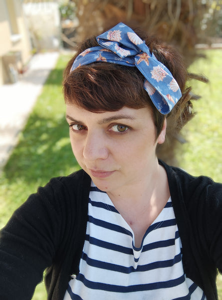 Bandeau cheveux adulte articulé - divers tissus