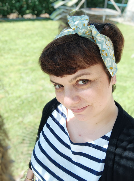 Bandeau cheveux adulte articulé - divers tissus