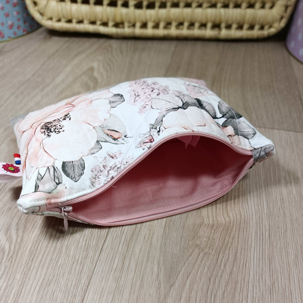 Pochette zippé matelassée - Eglantine