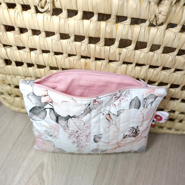 Pochette zippé matelassée - Eglantine