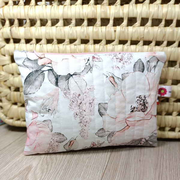 Pochette zippé matelassée - Eglantine