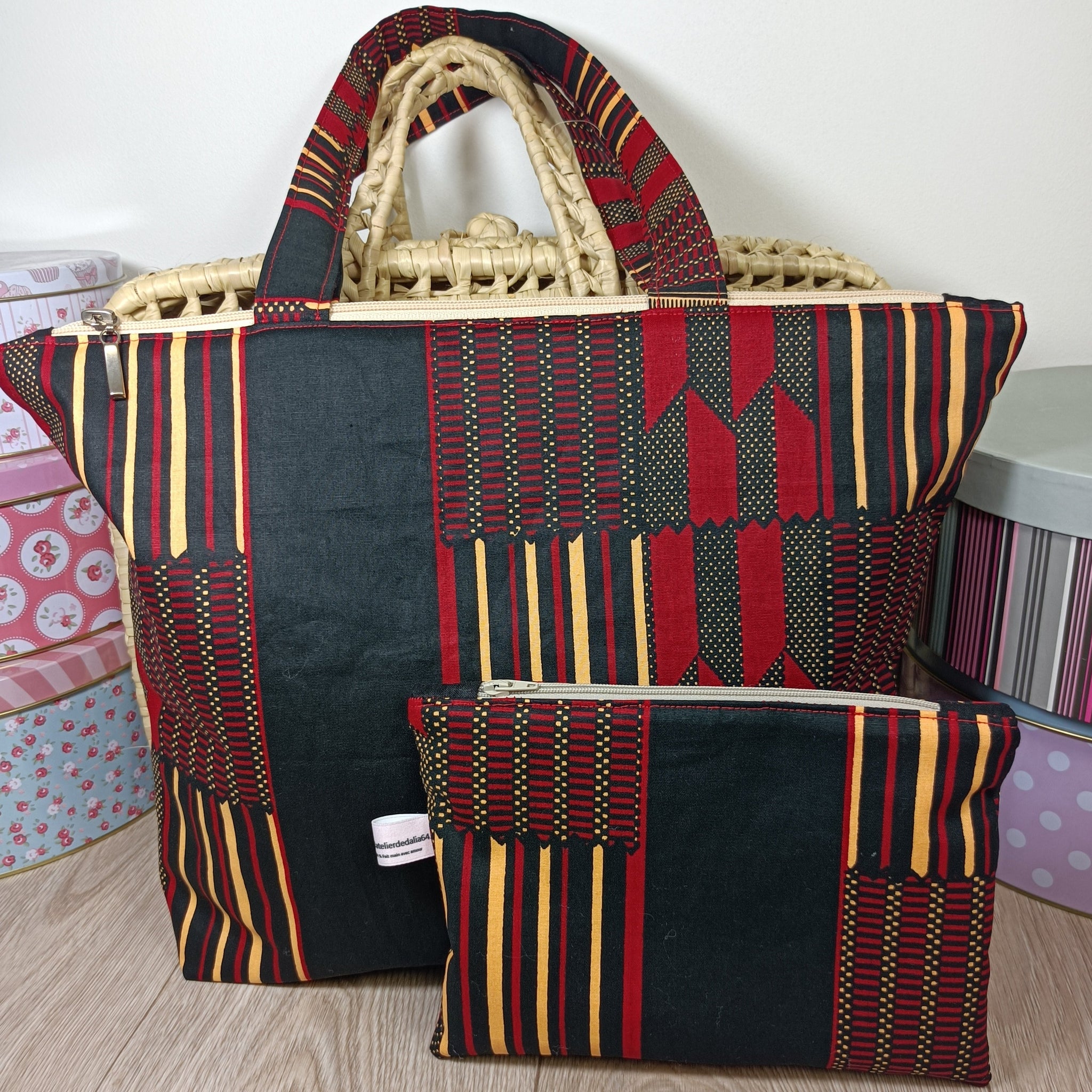 Sac cabas et pochette assortis - WAX