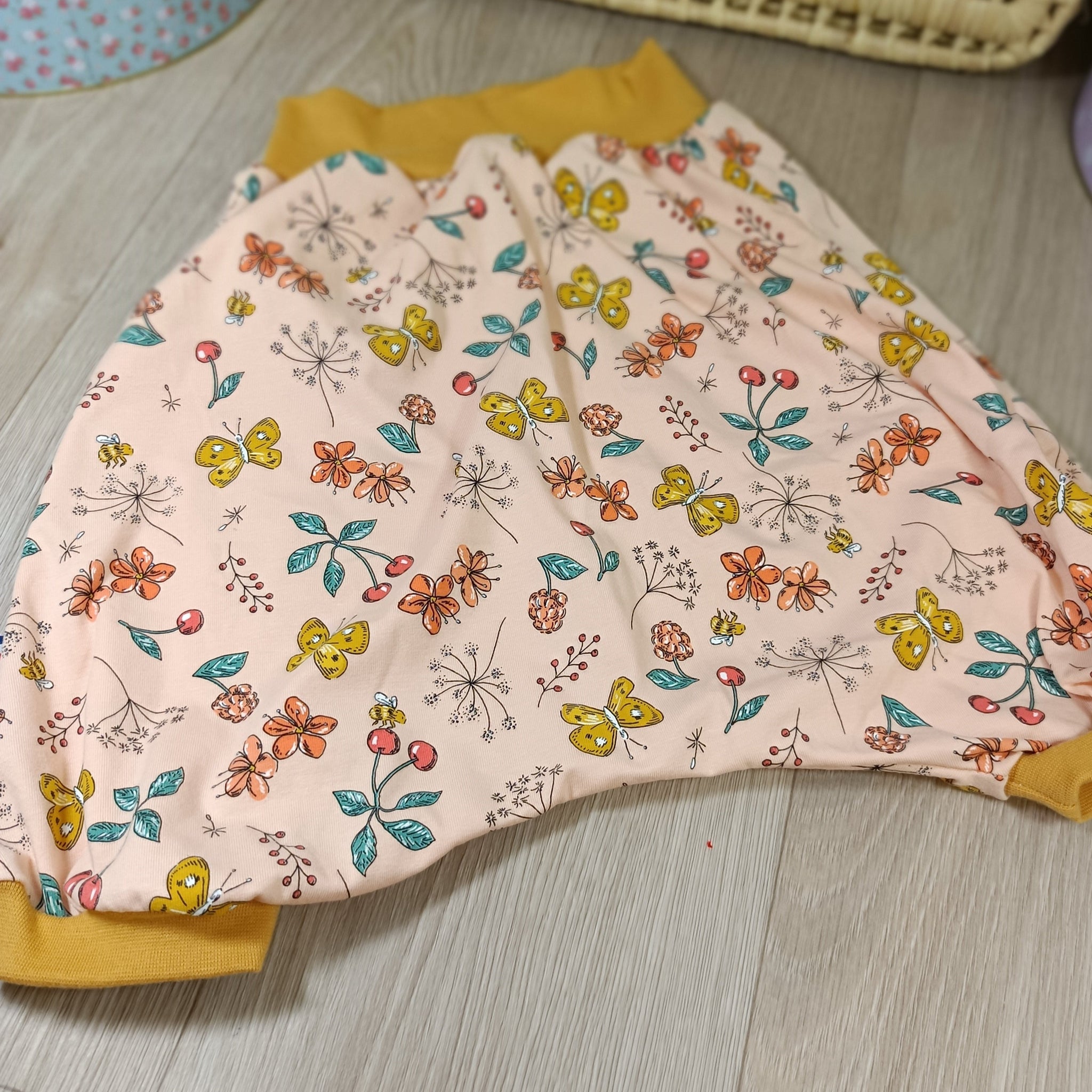 Sarouel bermuda short bébé  - Papillon Pêche