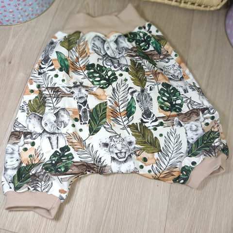 Sarouel bermuda short bébé  - Savane