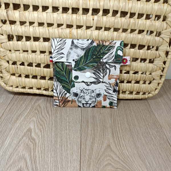 Serviette de table et pochette assortie - Savane