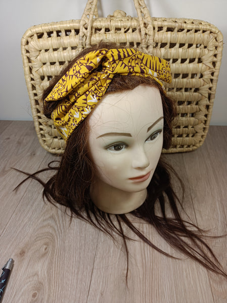 Bandeau cheveux adulte articulé - divers tissus