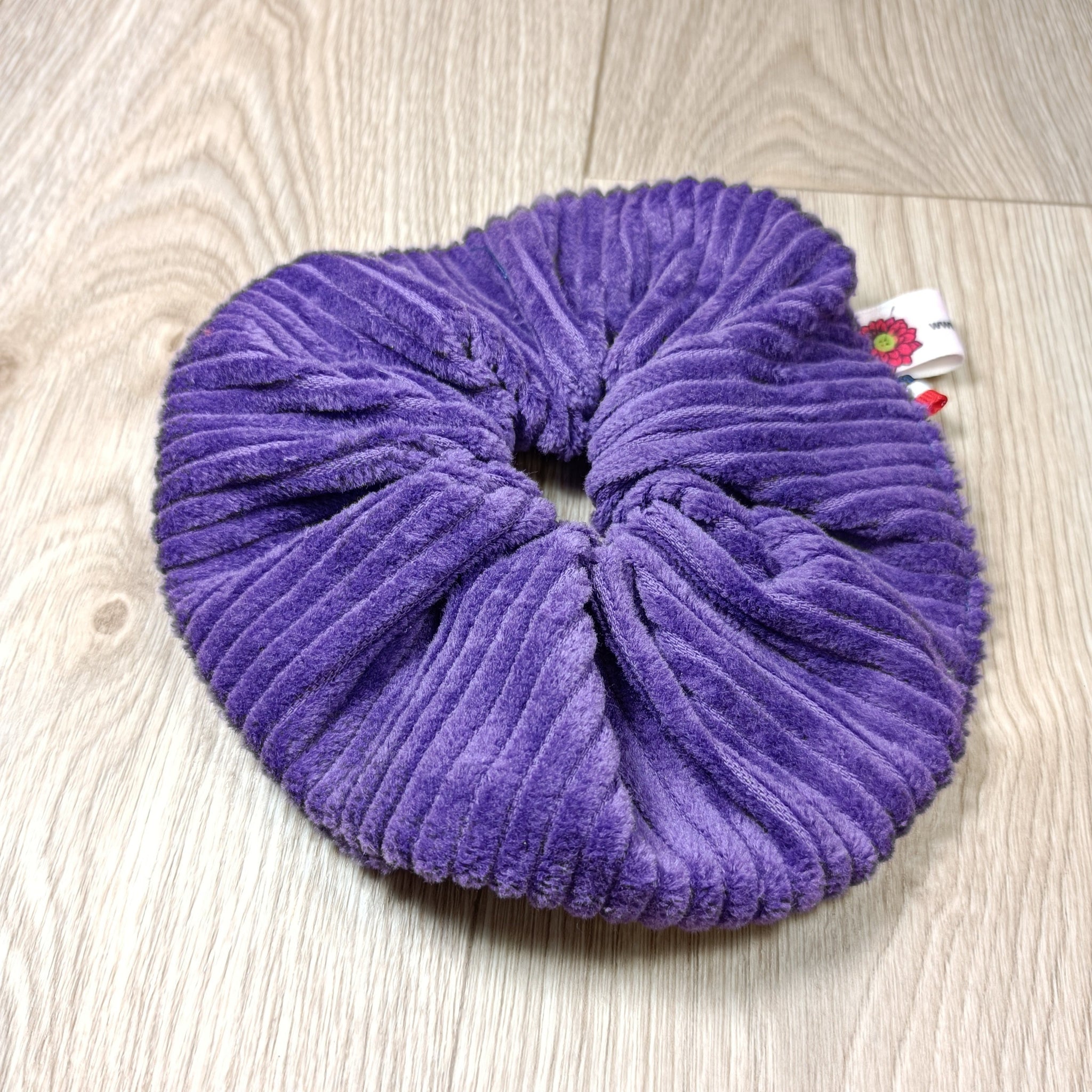 Chouchou scrunchy cheveux - Velours coton