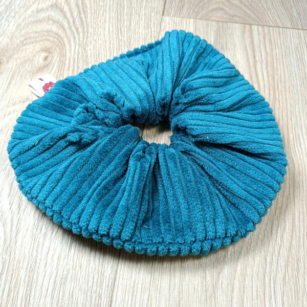 Chouchou scrunchy cheveux - Velours coton