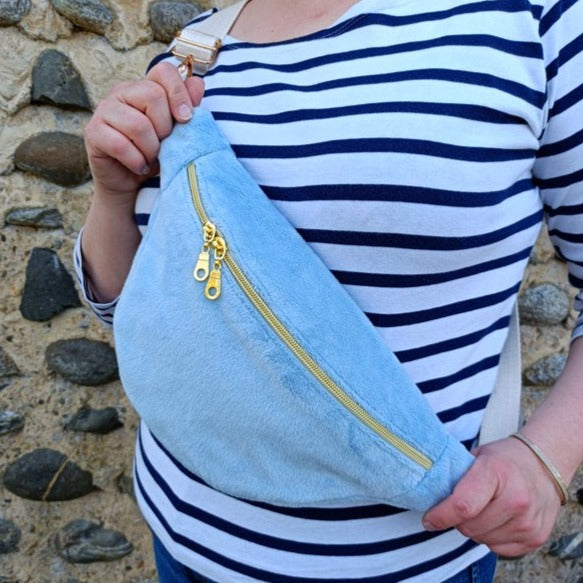 Sac banane - Collection Banana - couleur bleu clair