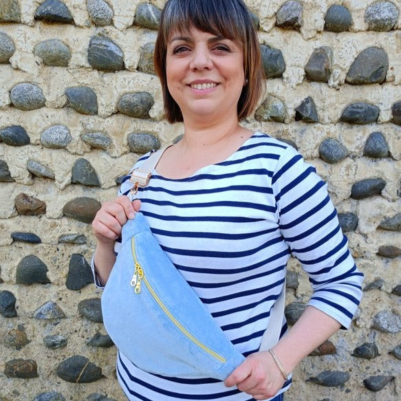 Sac banane - Collection Banana - couleur bleu clair
