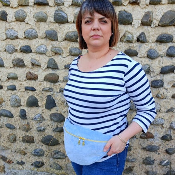 Sac banane - Collection Banana - couleur bleu clair