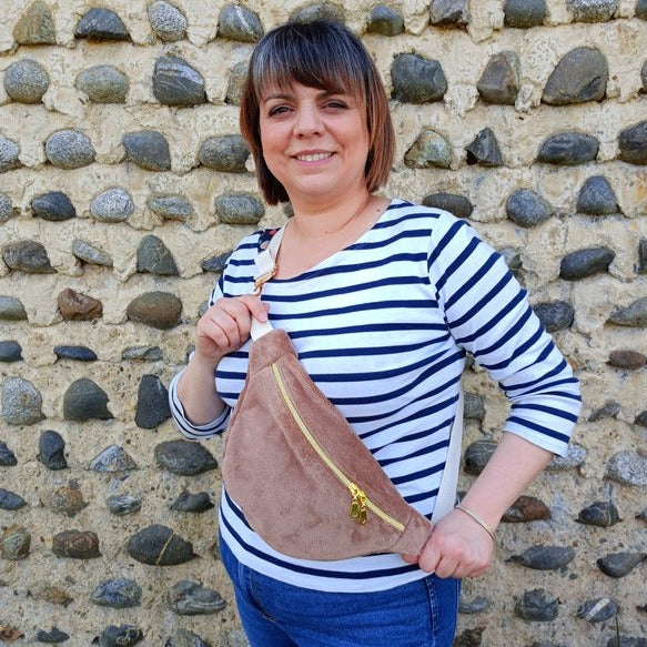 Sac banane - Collection Banana - couleur Taupe