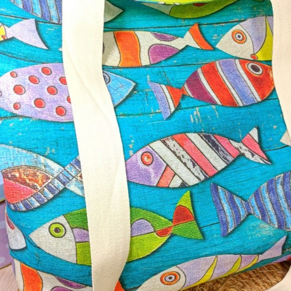 Tote bag cabas- Poissons