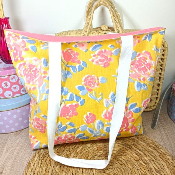 Tote bag cabas - Roses