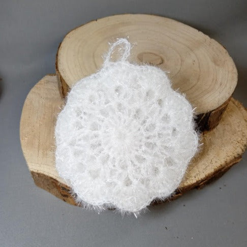 Eponge lavable tawashi - crocheté à la main avec fil spécial lavage 60°