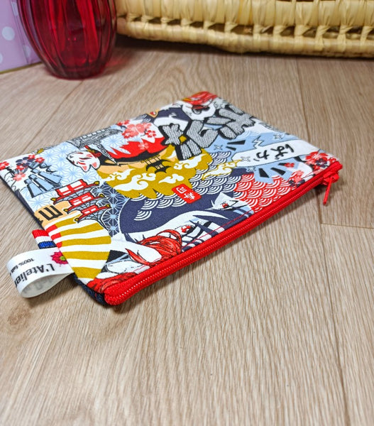 Porte-monnaie ou mini pochette zippée - Manga